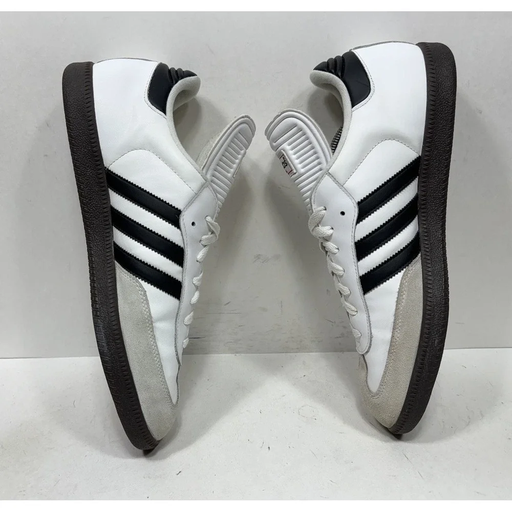Adidas Samba Classic Mens Size 13 White 772109 Cloud White Black Sneakers Gum